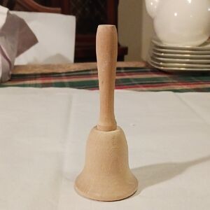 Elegant Wooden Hand Bell
